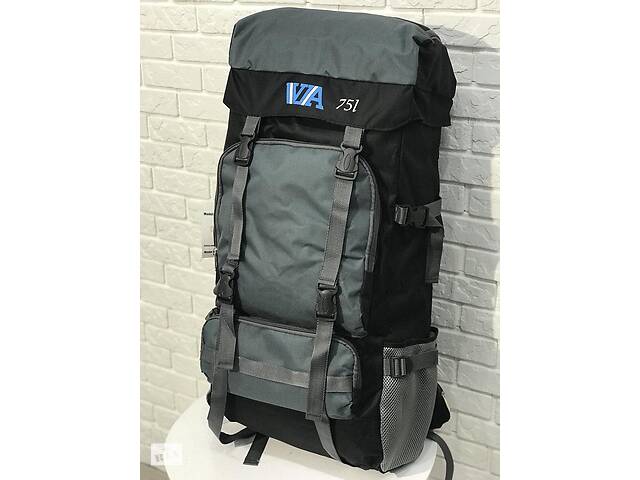 Рюкзак туристический VA T-07-2 75л Серый (009238)