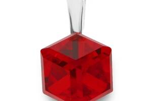 Серебряная подвеска Spark Cube со Swarovski (WJ48418SI)