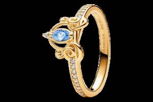 Серебряное кольцо Pandora Карета Золушки 163059C01 50