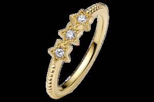 Серебряное кольцо Pandora 'Небесные звезды' 50