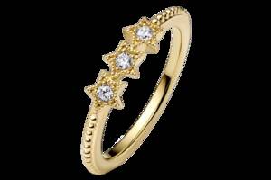 Серебряное кольцо Pandora 'Небесные звезды' 56