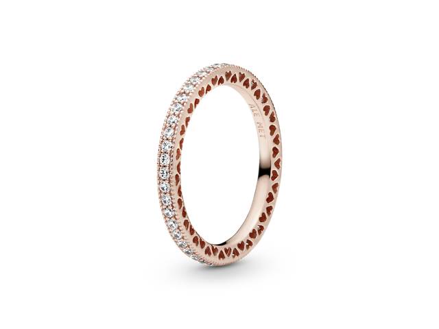 Серебряное кольцо Pandora 180963CZ 52