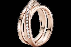 Серебряное кольцо Pandora 189057C01 56
