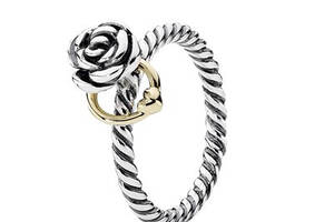 Серебряное кольцо Pandora 190860 52