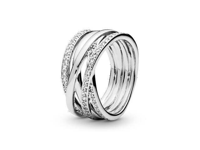 Серебряное кольцо Pandora 190919CZ 56