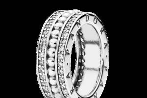 Серебряное кольцо Pandora 190962CZ 54