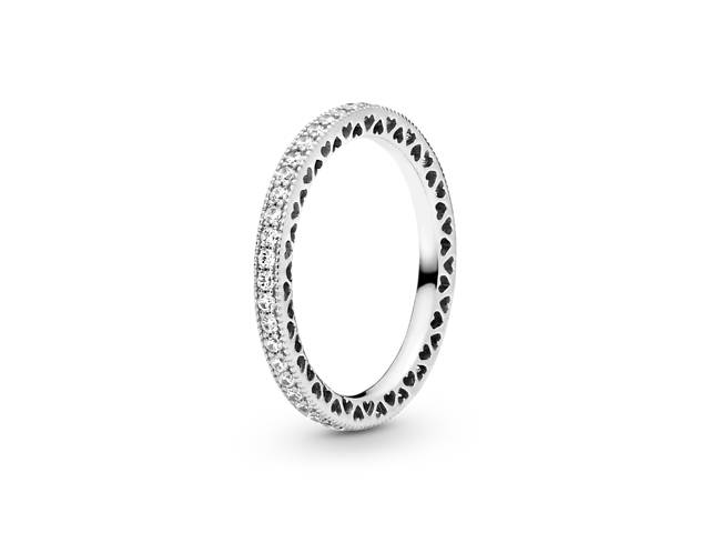 Серебряное кольцо Pandora 190963CZ