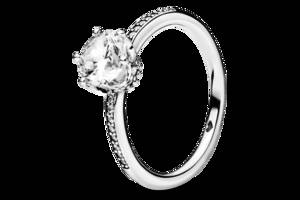 Серебряное кольцо Pandora 198289CZ 56