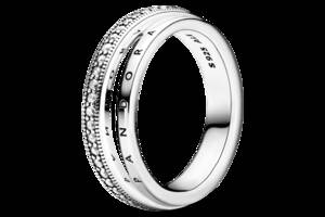 Серебряное кольцо Pandora 199040C01 56