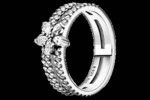 Серебряное кольцо Pandora Блестящая снежинка 199236C01