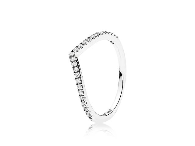 Серебряное кольцо Pandora Блестящее желание 196316CZ 52