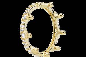 Серебряное кольцо Pandora Корона 167119CZ 52