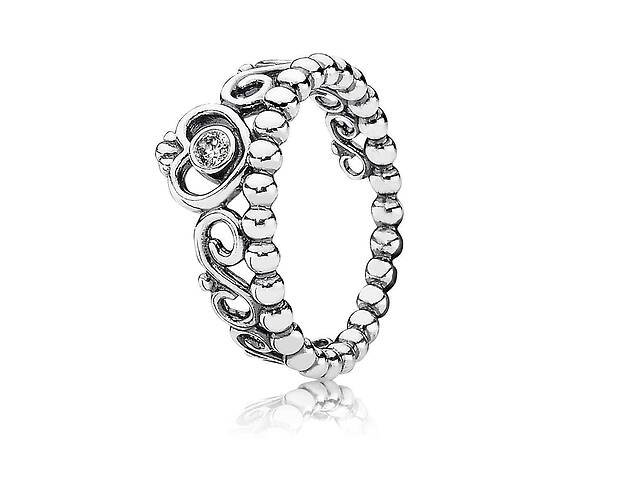 Серебряное кольцо Pandora Корона 190880CZ 50