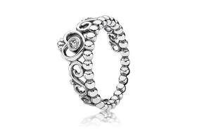 Серебряное кольцо Pandora Корона 190880CZ 58