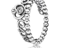 Серебряное кольцо Pandora Корона 190880CZ 58