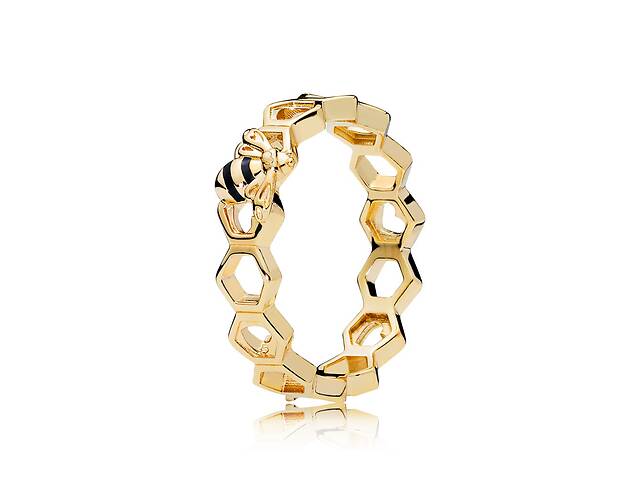 Серебряное кольцо Pandora Пчела и соты 167116EN16 56