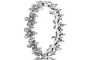 Серебряное кольцо Pandora Ромашки 54