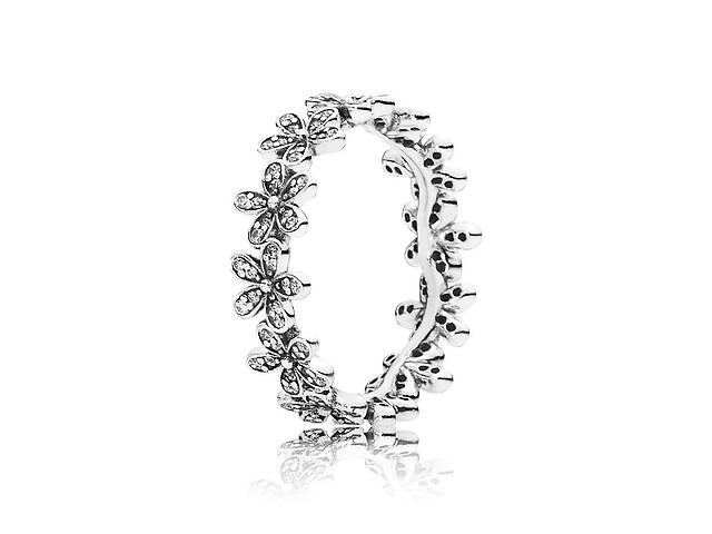 Серебряное кольцо Pandora Ромашки 54
