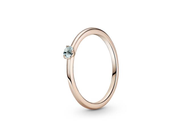 Серебряное кольцо Pandora Rose с голубым камнем 189259C02 50