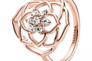 Серебряное кольцо Pandora Роза 189412C01 56