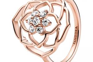 Серебряное кольцо Pandora Роза 189412C01 58