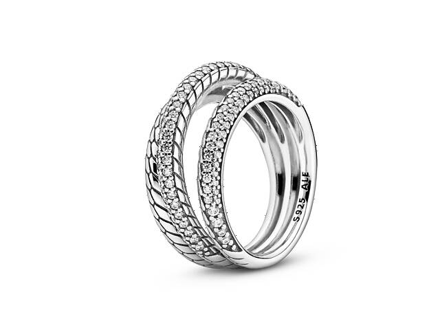 Серебряное кольцо Pandora с цепочным орнаментом 199083C01 52