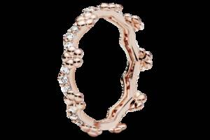 Серебряное кольцо Pandora Цветочная корона 187924CZ 50