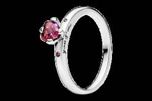 Серебряное кольцо Pandora Ты и я 196574CZRMX 50
