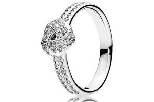 Серебряное кольцо Pandora Узы любви 190997CZ 50