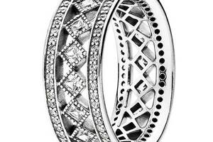 Серебряное кольцо Pandora replika Вечное очарование 50