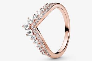 Серебряное кольцо Pandora Желание принцессы 187736CZ 56