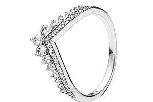 Серебряное кольцо Pandora Желание принцессы 197736CZ 52
