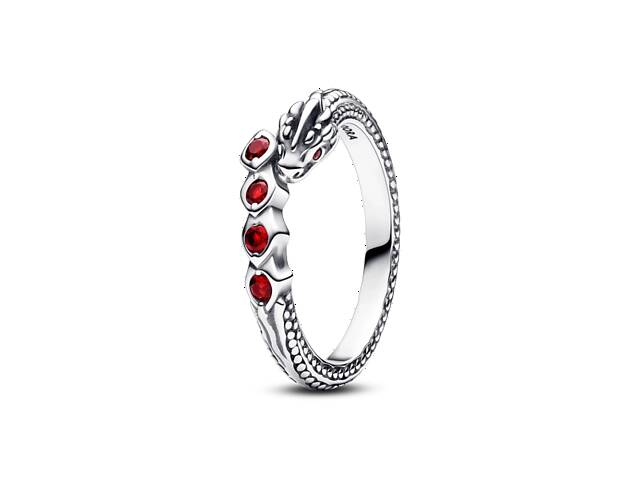Серебряное кольцо Pandora 'Светящийся дракон' Игра Престолов 52