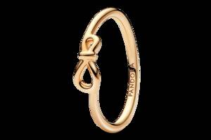 Серебряное кольцо Pandora 'Узел бесконечности' 52