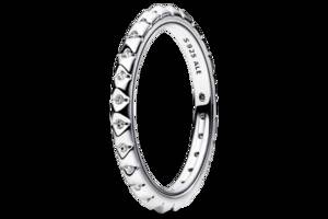 Серебряное кольцо 'Пирамиды' Pandora ME 52