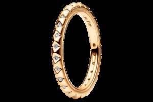 Серебряное кольцо 'Пирамиды' Pandora ME 58