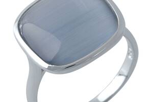 Серебряное кольцо Silver Breeze с кошачьим глазом 17 размер (1975282)