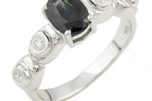 Серебряное кольцо Silver Breeze с натуральным сапфиром 16.5 размер (0468792)