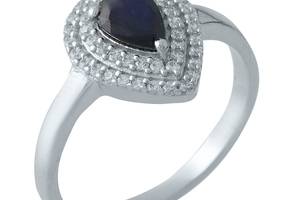 Серебряное кольцо SilverBreeze 1971239 с натуральным сапфиром 18