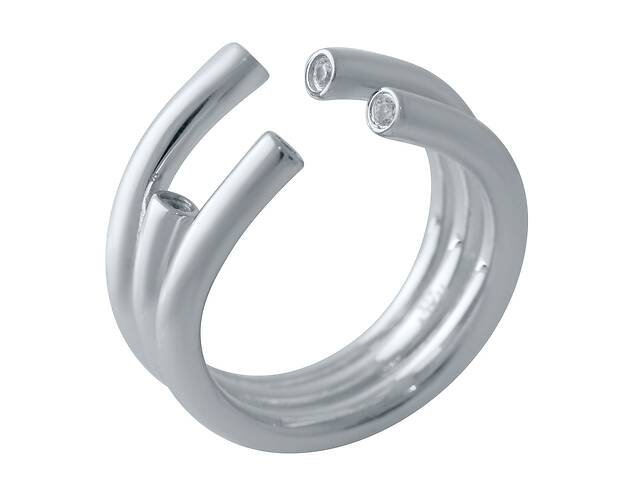 Серебряное кольцо SilverBreeze без камней 2029465 17.5 размер