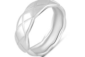 Серебряное кольцо SilverBreeze без камней (2085454) 17.5 размер