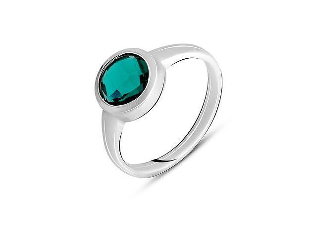 Серебряное кольцо SilverBreeze с аквамарином nano 1.717ct (2141464) 17.5