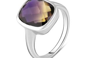 Серебряное кольцо SilverBreeze с аметрином nano (2088721) 18.5