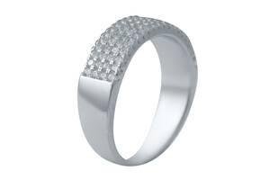Серебряное кольцо SilverBreeze с фианитами 2036562 18 размер