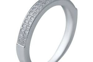 Серебряное кольцо SilverBreeze с фианитами (2036593) 17 размер