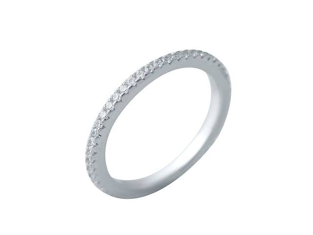 Серебряное кольцо SilverBreeze с фианитами 2037996 18 размер