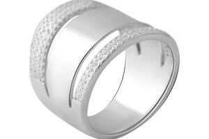 Серебряное кольцо SilverBreeze с фианитами (2056706) 17 размер