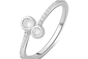 Серебряное кольцо SilverBreeze с фианитами (2081609) 16.5 размер