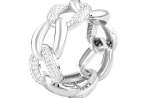 Серебряное кольцо SilverBreeze с фианитами (2102465) 18