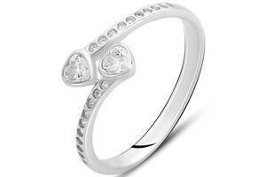 Серебряное кольцо SilverBreeze с фианитами (2143833) 16.5